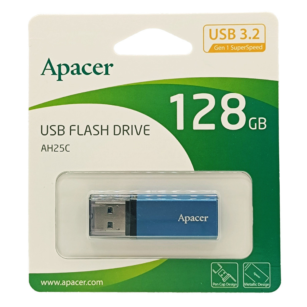 Флешка Apacer 128GB USB 3.2, синя Київ - фото 1