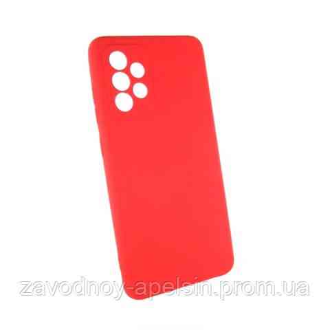 Samsung A33 A336 Чохол силіконовий Захист камери (червоний) Одеса