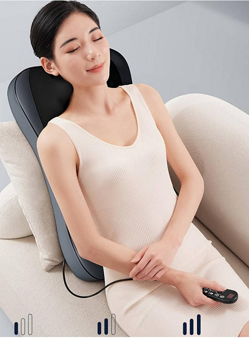 Масажна подушка для тіла AUX-AQA-24D-34 24W (роликовий масаж із підігрівом) Київ - фото 6