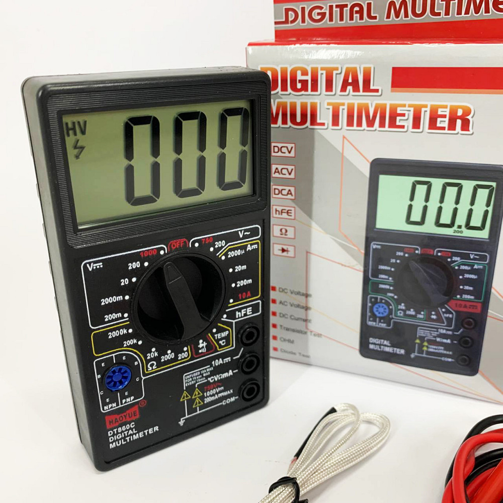 Мультиметри для роботи, Мультиметр із захистом від неправильного підключення, Мультиметр універсальний VN-82 Львів - фото 8