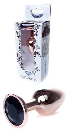Анальна пробка Boss Series - Jewellery Red Gold PLUG Black S, BS6400111 Sex Aura Київ