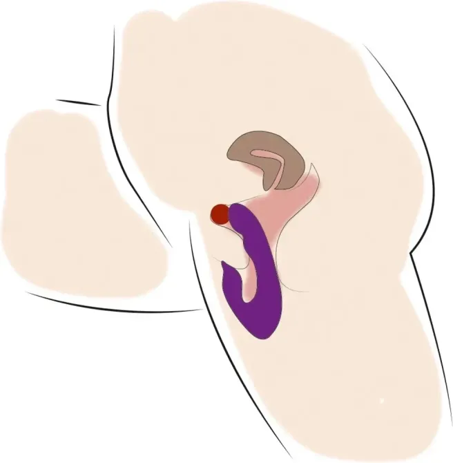 Вибратор ЛИЛОВЫЙ для точки G и клитора Sex Aura Киев - изображение 7