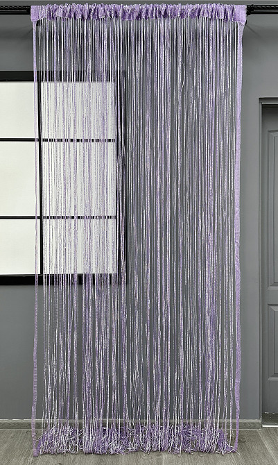 Шторы-нити Rovi Premium с люрексом Сиреневый 300х300см 1 шт (61-111) Киев - изображение 2