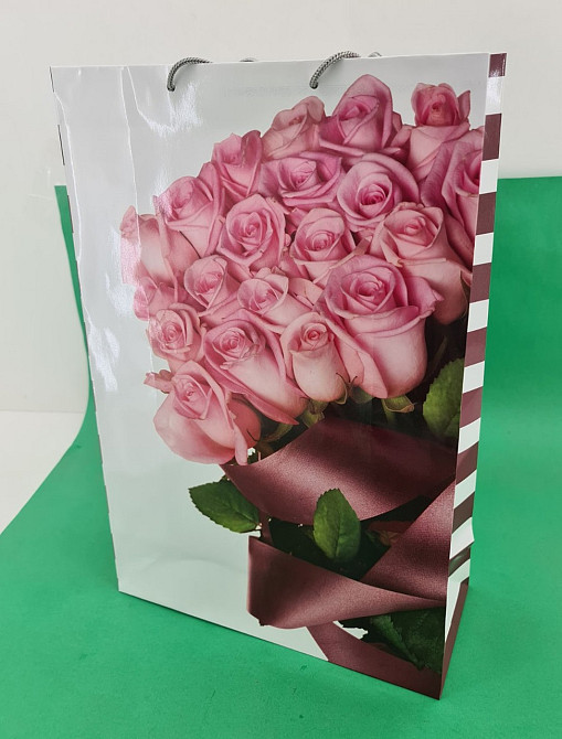 Пакет бумажный гигант вертиркальный (30х42х12)(артGV-046) (12 шт) Харьков - изображение 1