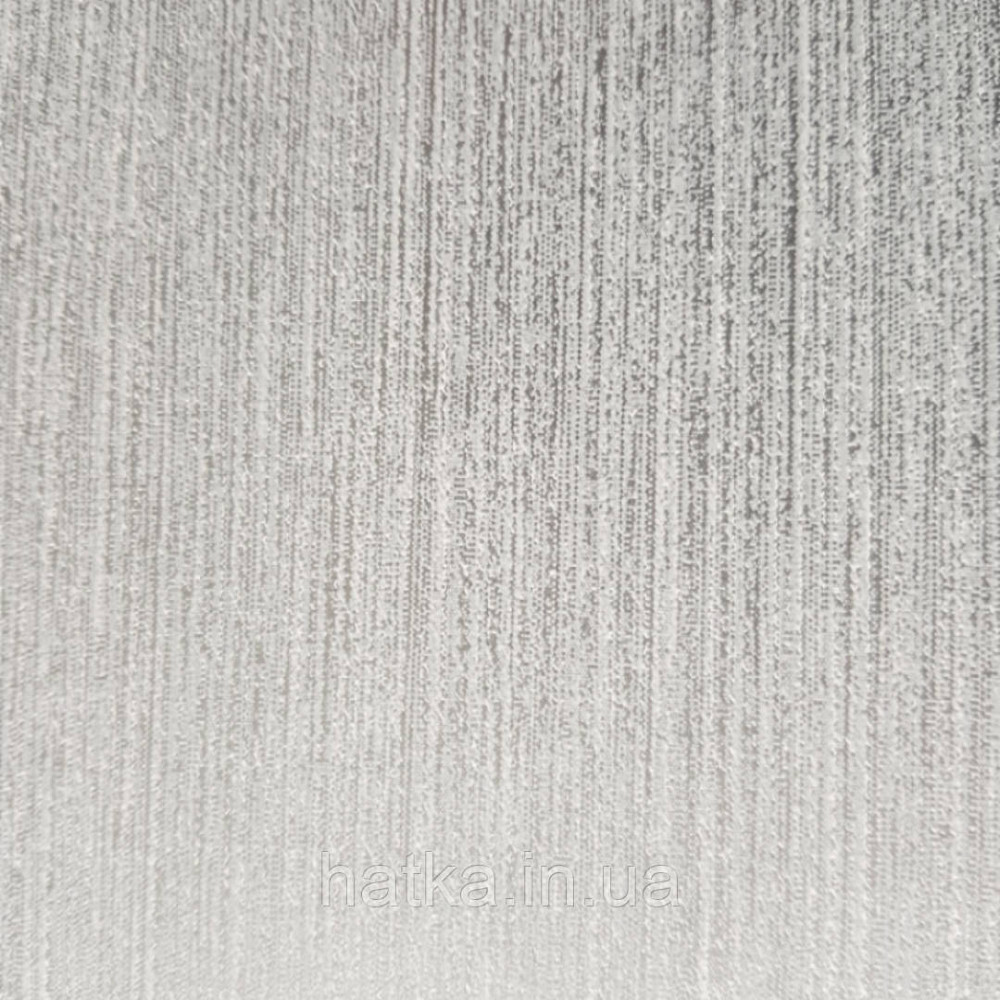 Шпалери вінілові на флізелін Marburg 82194 Giulia однотонні сірі з білим і сріблом в тонку смужку Київ - фото 2