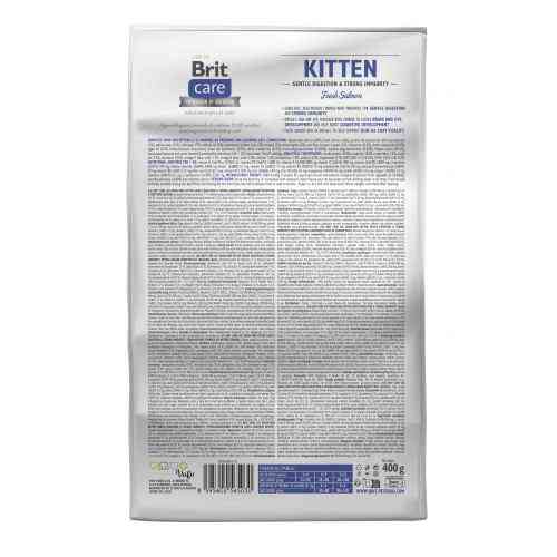 Сухой корм Brit Care Cat by Nutrition Kitten Gentle Digestion  Immunity для котят, с лососем, 400 г Киев