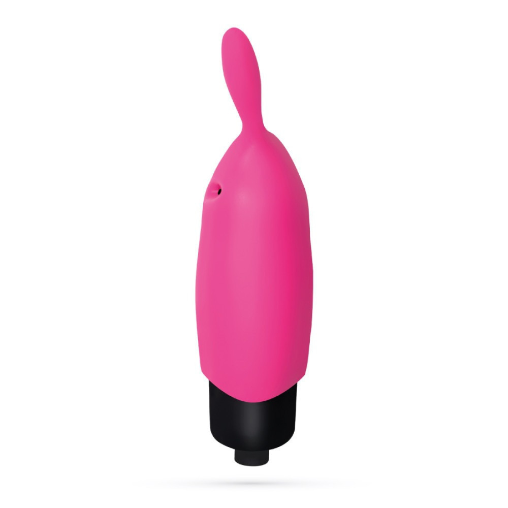 Карманный вибратор зайчик Crushios O-Pet розовый Sex Aura Киев - изображение 3