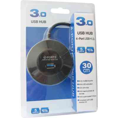 Концентратор Maiwo USB Type-A to 4х USB3.0 30cm (KH304-A) Вінниця