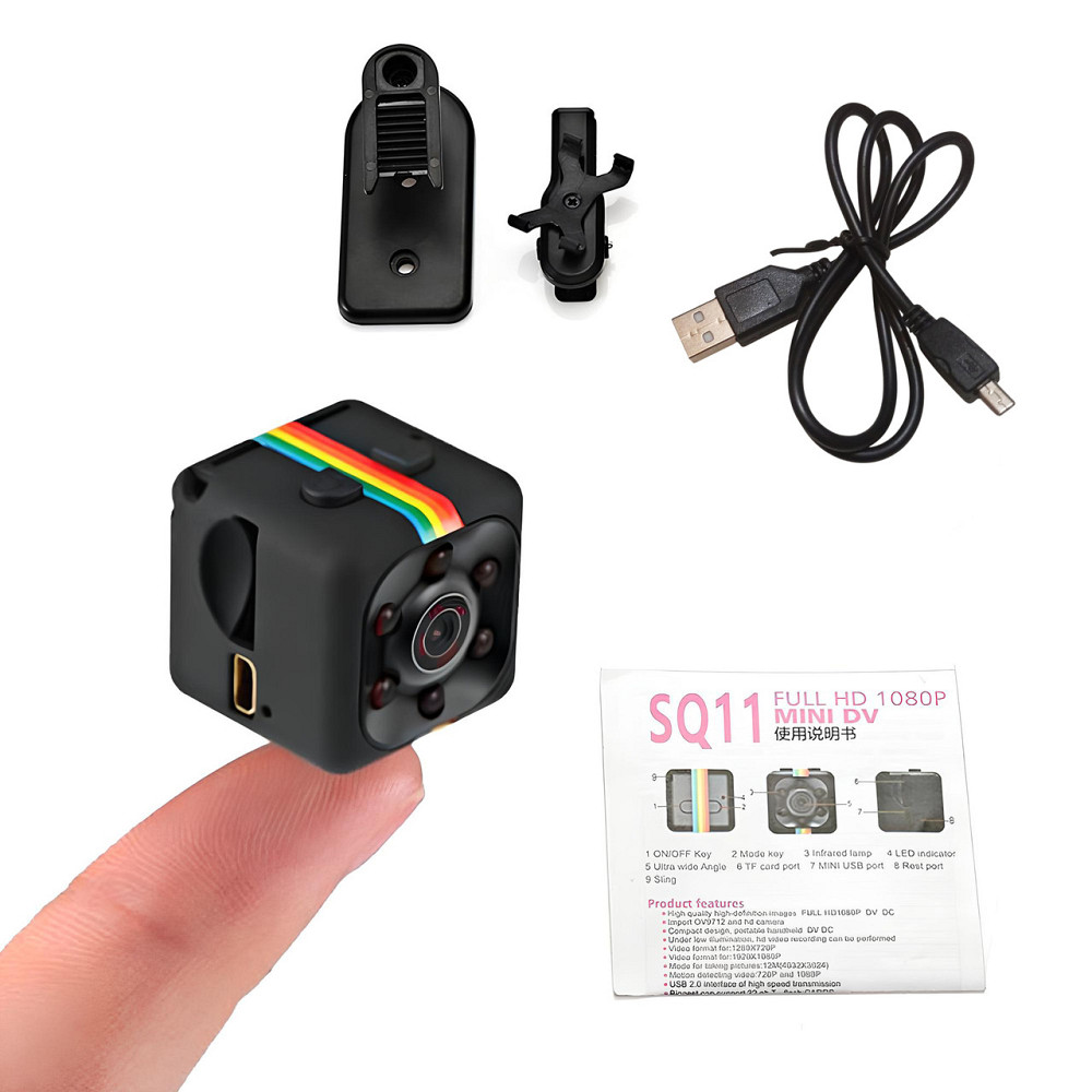 Миникамера Sports HD DV SQ11 Mini DV Camera. Мини камера SQ11 с ночной съемкой и датчиком движения, 140° Киев - изображение 8