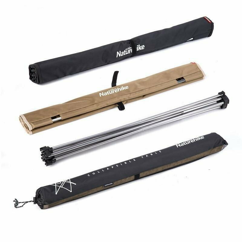 Раскладной стол Naturehike NH20JJ020 1680D Oxford алюминий (Черный) размер L Киев - изображение 2