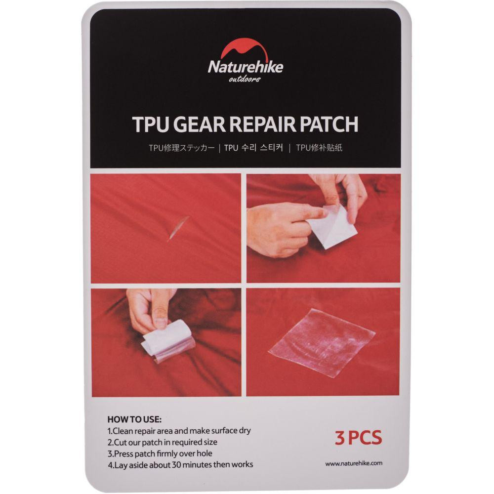 Набір латок Naturehike NH GR patch NH19PJ086, 3 шт 7*7см, прозорі Киев - изображение 2