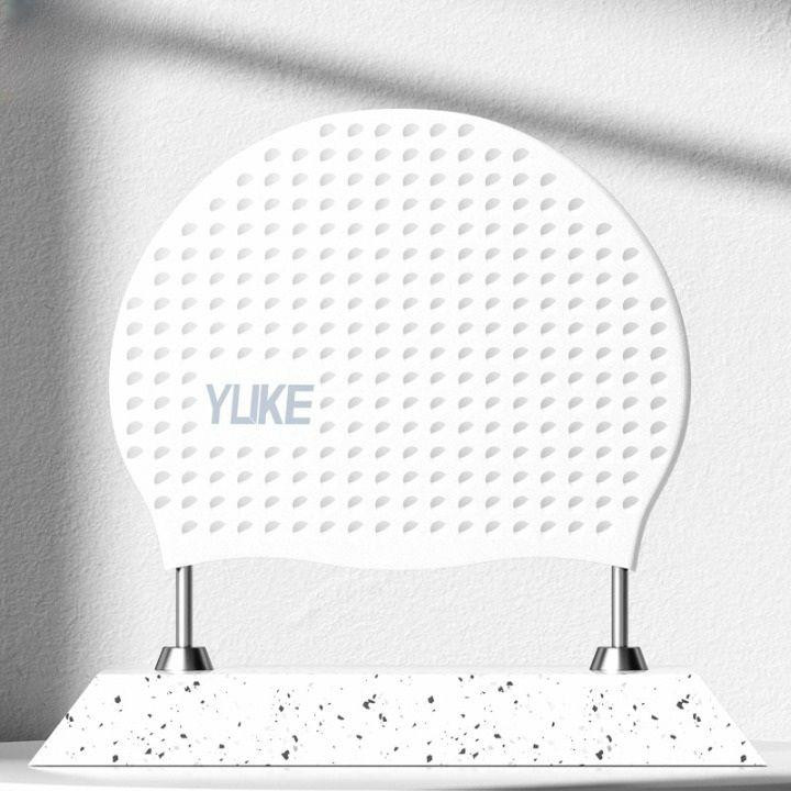 Водонепроницаемая силиконовая шапочка YUKE для бассейна эластичная для тренировок и плавания Киев - изображение 8