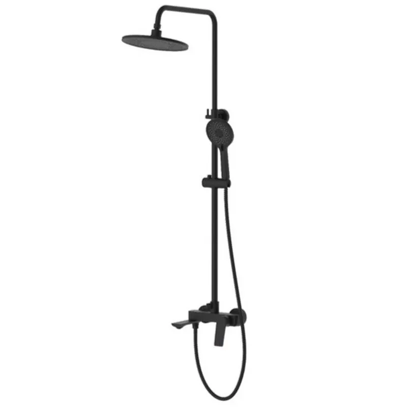 Душова колонна Mixxus Premium DERBY 009-J чорна зі змішувачем MI6604 Харків - фото 1