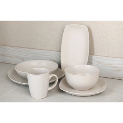 Тарілка Ardesto Molize Dessert Quadrate 20х20 см White (AR2919MW) Вінниця - фото 2