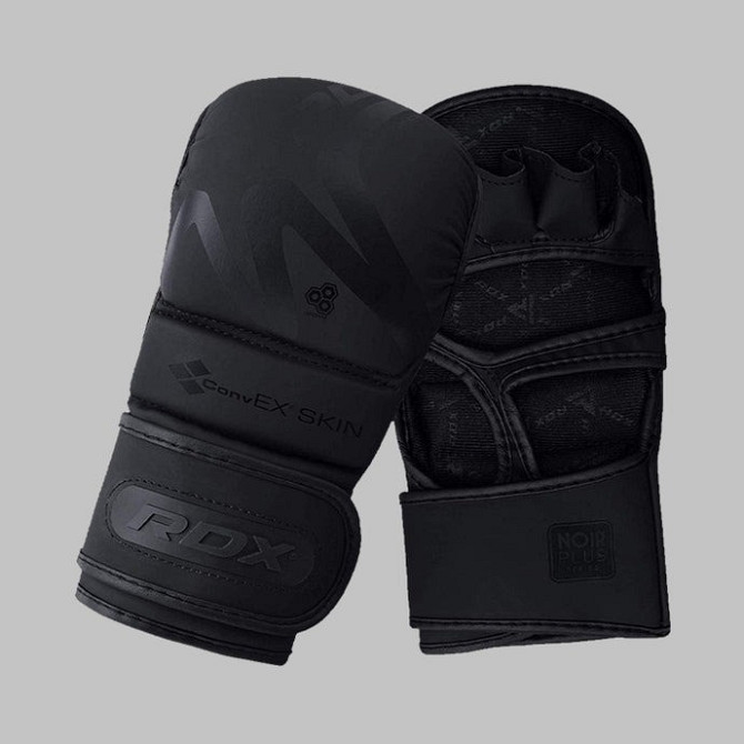 Рукавиці для ММА (Греплінгові рукавички) RDX T15 Noir Inner Matte Black XL Кам'янське - фото 9
