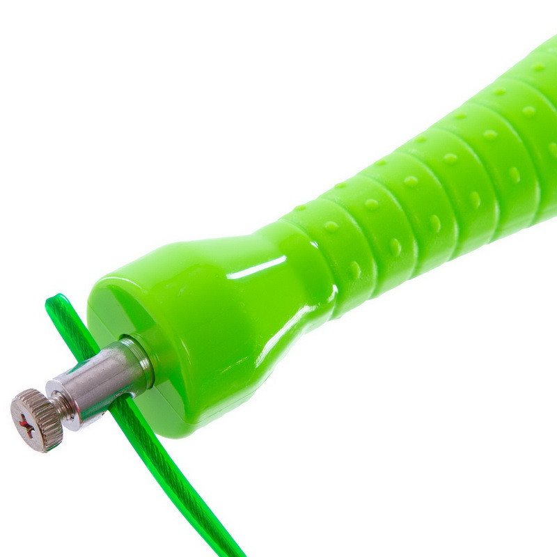 Скакалка скоростная Кроссфит co стальным тросом FI-4384 Вишнёвое - изображение 6