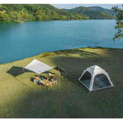 Палатка Naturehike тримісний автоматичний Ango CNK2550WS010, S, сірий (6927595785799) Вінниця