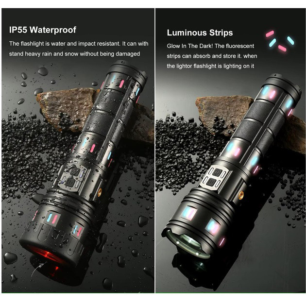 Точечный ручной фонарь AK177, Фонарь для дома с зарядкой от розетки Фирменный ручной JA-95 Львов - изображение 5