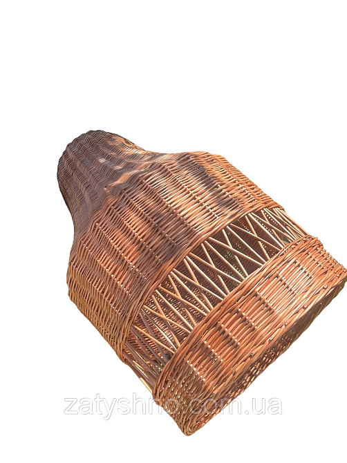 Люстра плетеная кофейная из лозы Киев - изображение 1