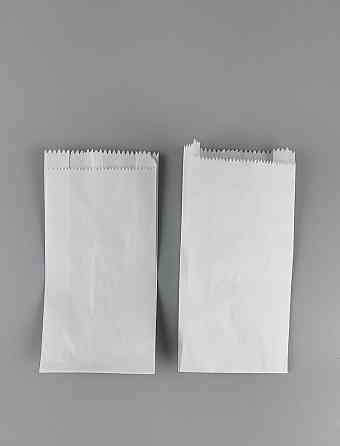 Бумажные пакеты саше 10/4*19 белый  (100 шт) Харьков