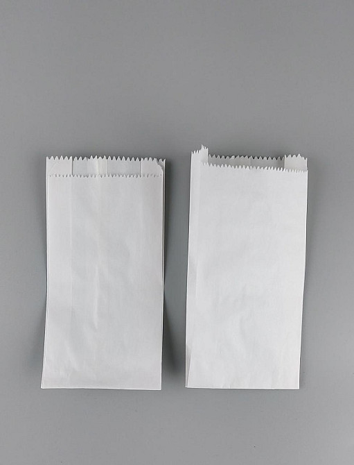 Пакет паперовий 10/4*19 білий (1000 шт) Харків - фото 1