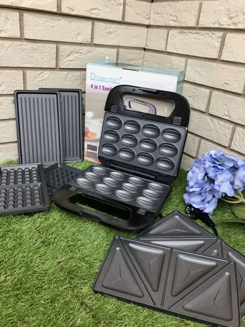 Вафельница-сендвичница 4в1 Domotec SI-234B 1200w Коломия - фото 10