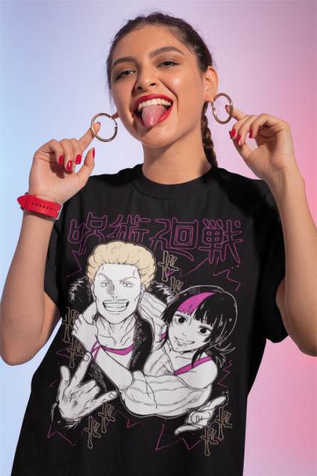 Футболка мужская аниме Магическая битва оверсайз (S/M/L) Черний AnimeJ0010 Днепр - изображение 1