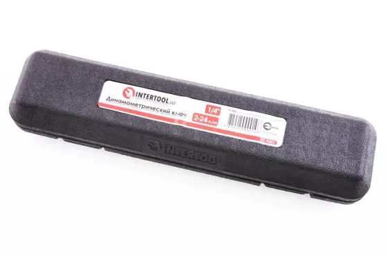 Ключ динамометричного 1/4 2-24Нм Intertool Вінниця