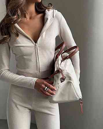 Жіночий стильний костюм з еластичного трикотажу двонитка Одеса