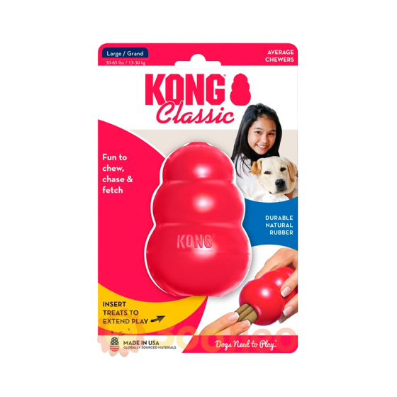 Іграшка для собак Конг KONG Classic груша годівниця для собак до 9 кг, розмір S Вінниця