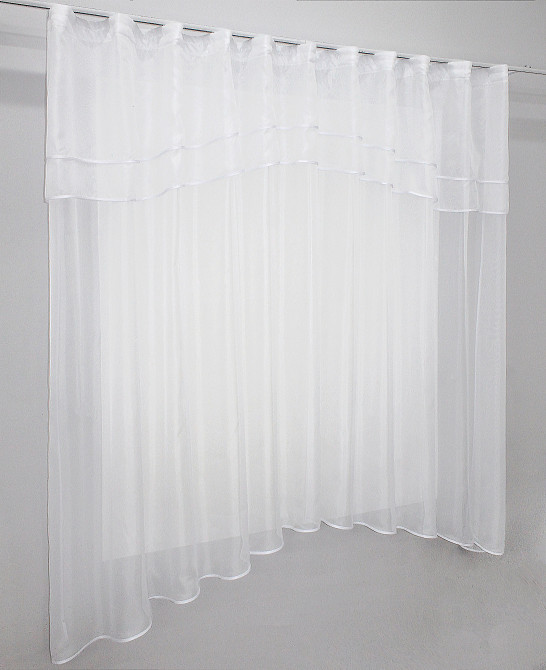 Кухонная гардина VR-Textil № 036к арка белый 280х170 см (52-0312) Киев - изображение 2