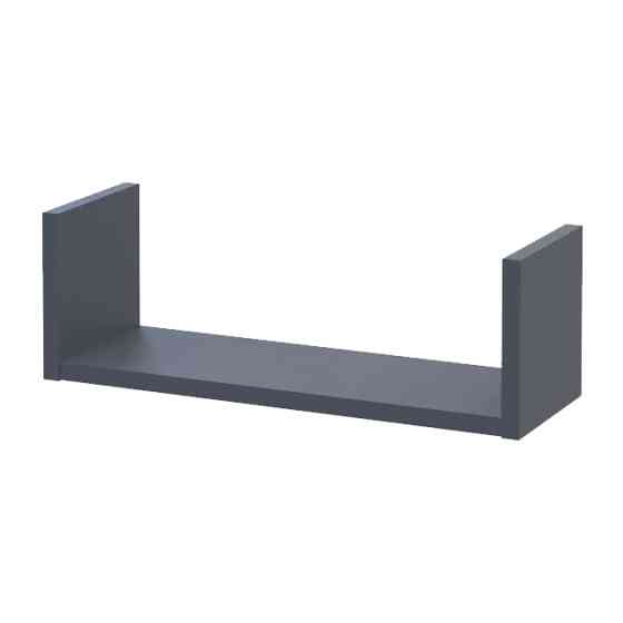 Комплект полиць Doros Філ Графіт 3 шт. 30/45/60х15х15 Львів