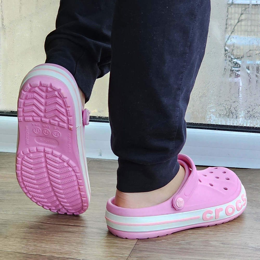 Жіночі Крокси Рожеві капці CROCS Шльопанці (розміри: 34,35,36,37) Дніпро - фото 8