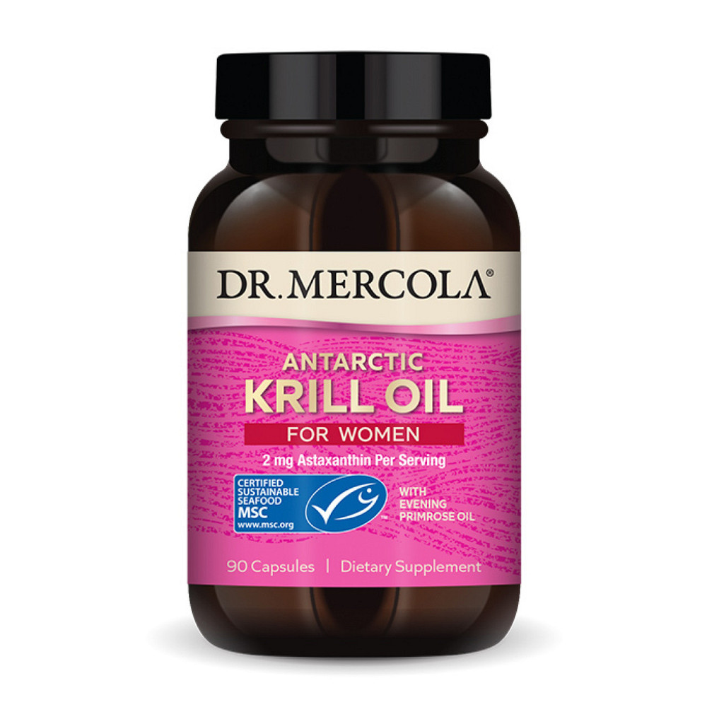 Жирные кислоты Dr. Mercola Жир криля для женщин Krill Oil 90 капсул Киев - изображение 1