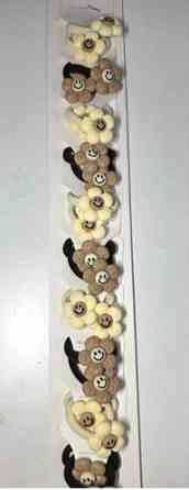 Резинки для волос для девочки Цветочки 20 шт Киев