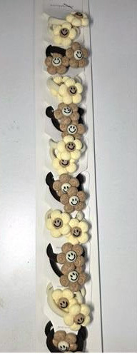 Резинки для волос для девочки Цветочки 20 шт Киев - изображение 1