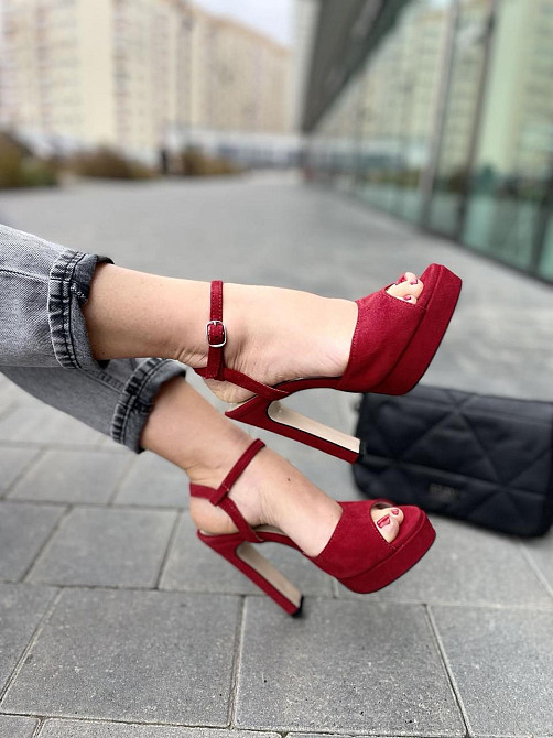 Nivelle Босоніжки жіночі NIVELLE 1825/9510-12004 червоні (літо, замша натуральна) (3718) лише 3 Коломия - фото 8