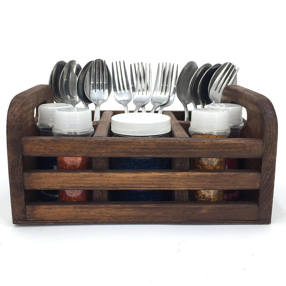 Підставка для столових приладів "Лекка" капучино Миколаїв - фото 3