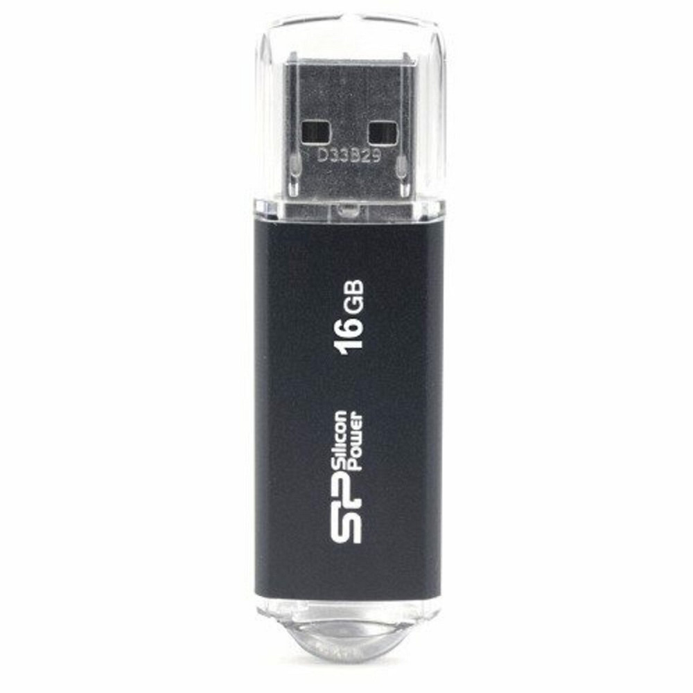 Flash SiliconPower USB 2.0 Ultima II - I series 16Gb Black Київ - фото 1