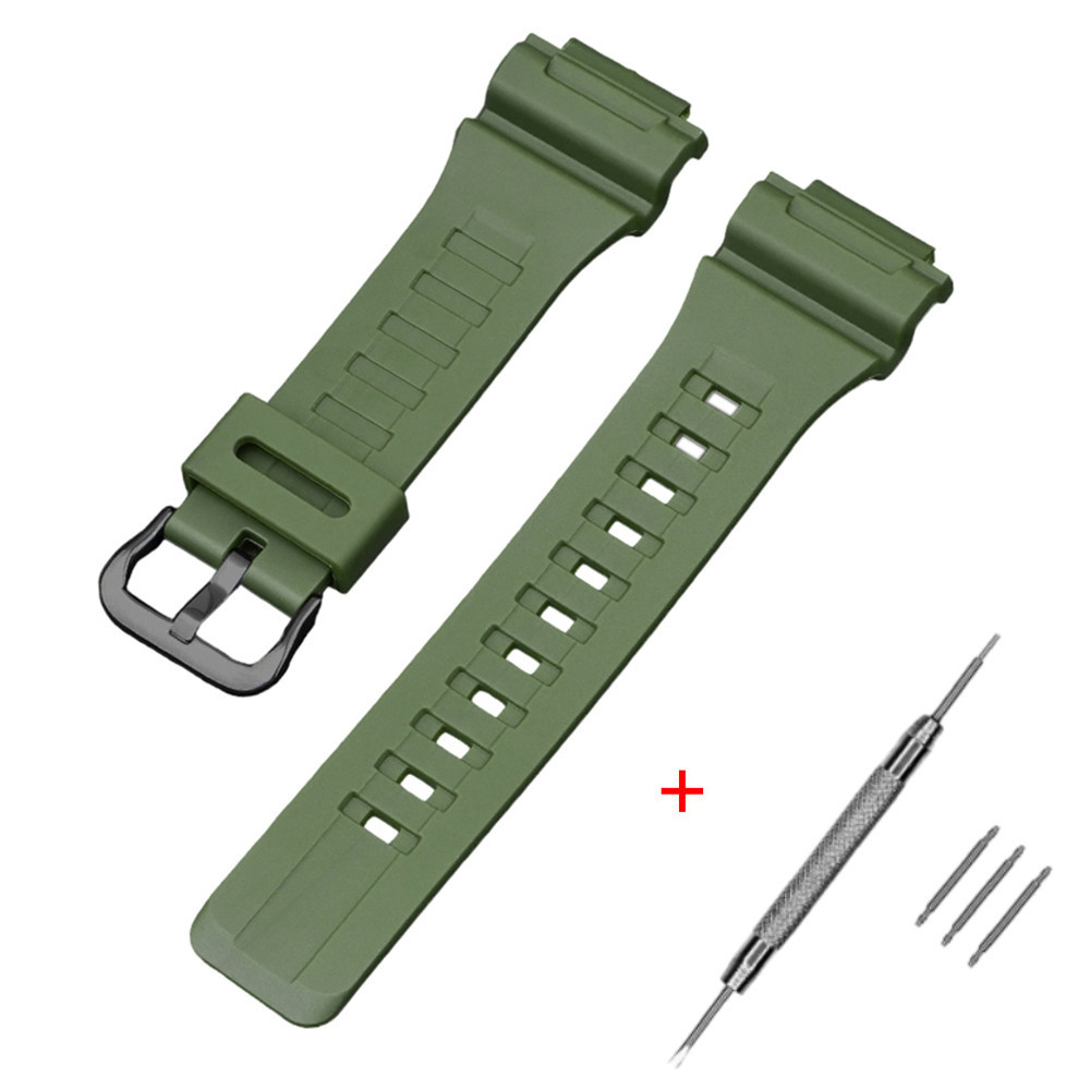 Ремешок для Casio AE-1000W Army Green BK SBR Киев - изображение 1