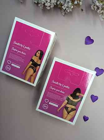 Комплект в сітку - топ та трусики Obsessive Inessita set Славута