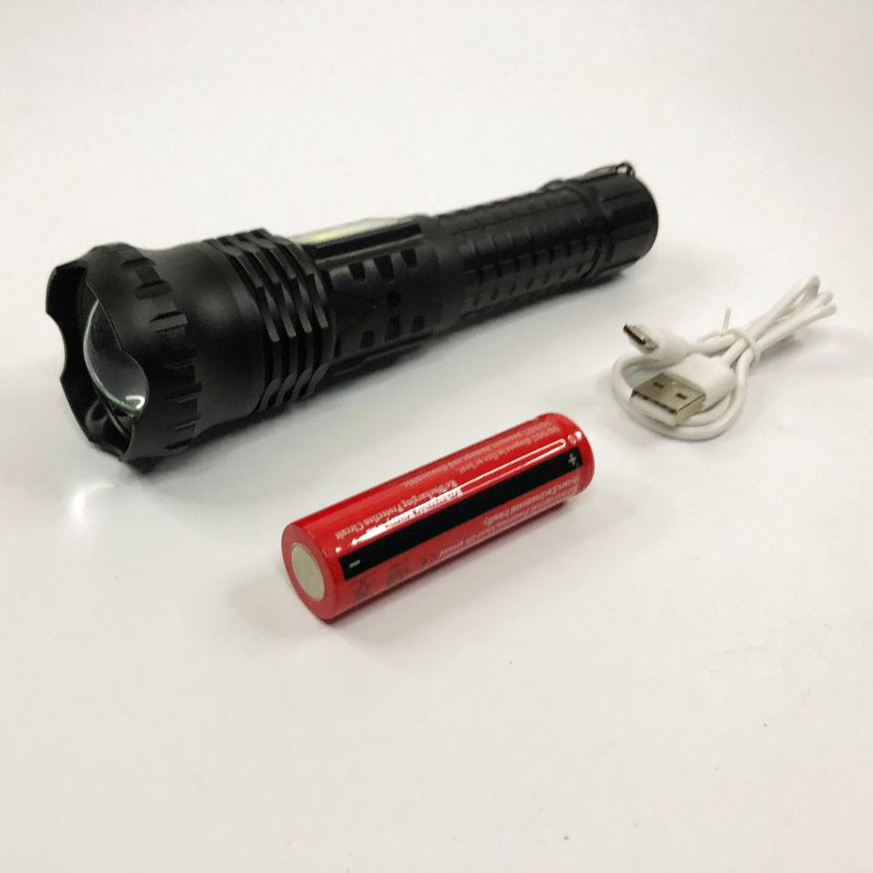 Мощный тактический фонарь светодиодный Police BL-A95-P50+COB, Фонарь уличный ручной TV-99 Львов - изображение 1