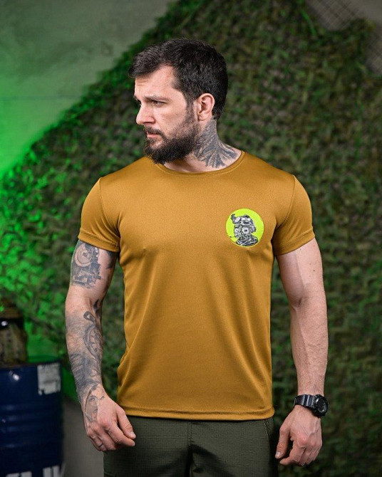 Тактическая потоотводящая футболка  Soldier coyot ПП7620 Одесса - изображение 2