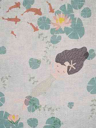 Обои винил на флизелине AS Creation Mia and Paul 0.53х10 детские море рыбы кувшинки водоросли бирюзовые Киев