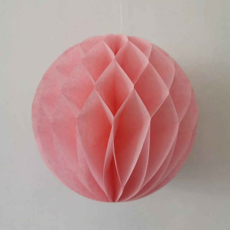 Куля соти паперова 15 см рожевий Київ - фото 2
