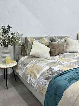 Ecotton Комплект постільної білизни Ecotton Євро 210х215 см бежевий Листя Коломыя