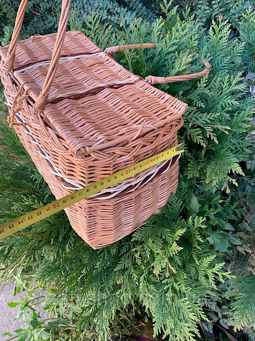 Корзина  с крышкой плетеная Киев - изображение 6