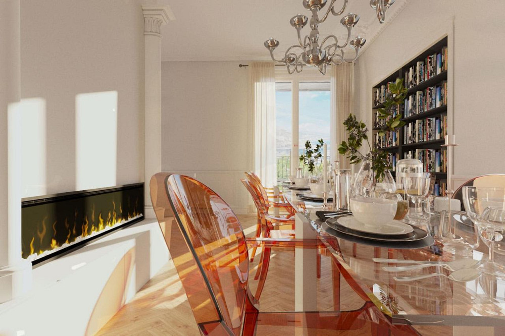 Електрокамін з обігрівом Dimplex Ignite XL 50 (XLF50) з кристалами, кольорами + Подарунок! Комплект  Львів - фото 7