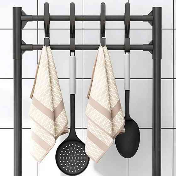 Кухонный стеллаж на колесах,4 полки,130х42х34см SBR Киев