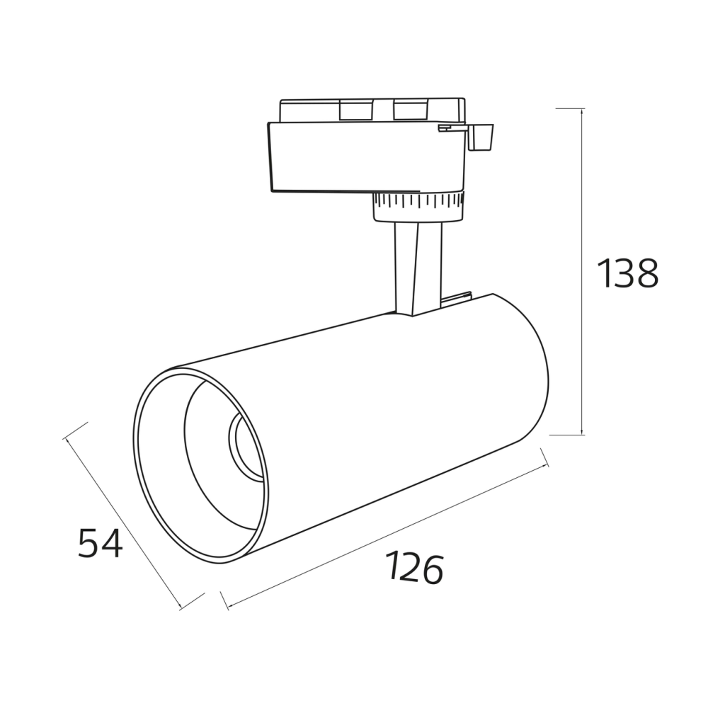 Светильник трековый BREMEN-10 10W 4200 белый Киев - изображение 2